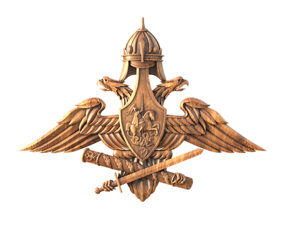 Coat of Arms of the Russian Armed Forces, 3d models (stl)
